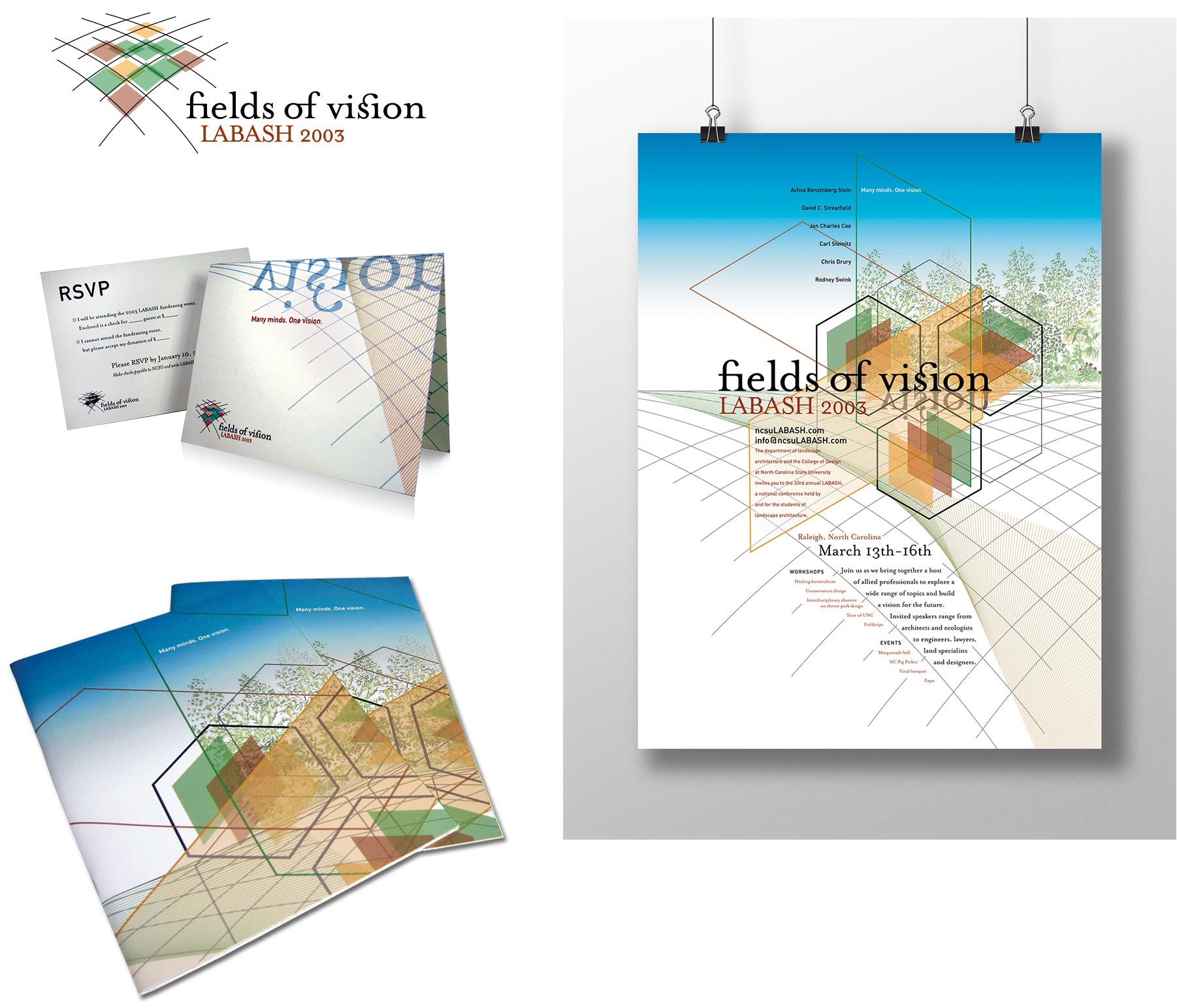 Conference materials for LABASH, the annual meeting of Landscape Architecture professionals.