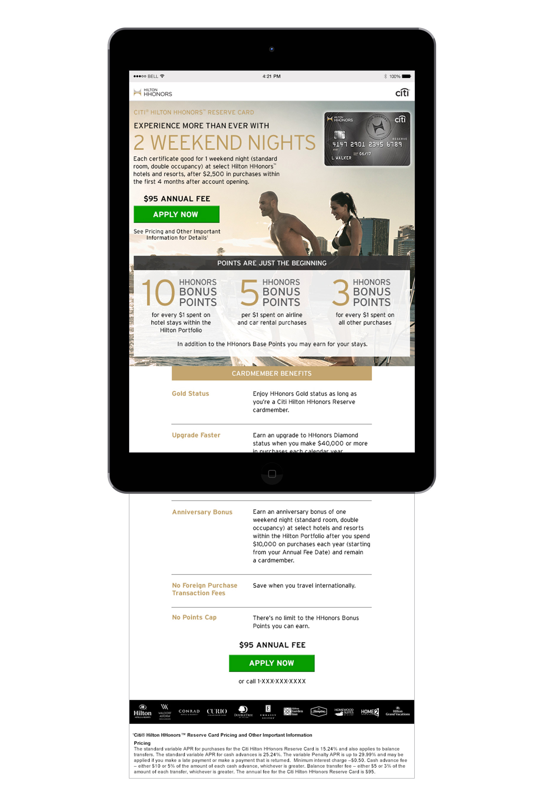 Hilton HHonors for Citi