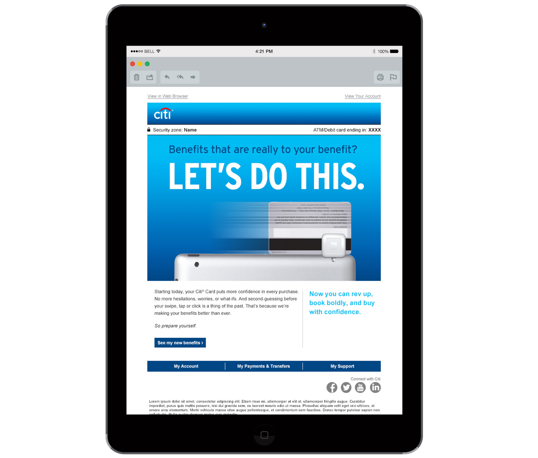 Citi Benefits Campaign